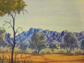 NAMATJIRA Albert 1902-1959,Central Australian Landscape,Bonhams & Goodman AU 2007-09-24