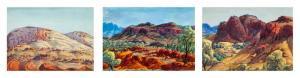 NAMATJIRA Ewald 1930-1984,CENTRAL AUSTRALIAN LANDSCAPE,Deutscher and Hackett AU 2023-09-05