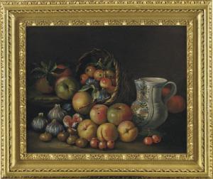 NANI Giacomo 1698-1770,A basket of apples and figs with hazelnuts, cherri,Christie's GB 2007-11-08