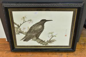 NANKOKU OZAWA 1844,Crow on a plum branch,Leonard Joel AU 2017-07-27