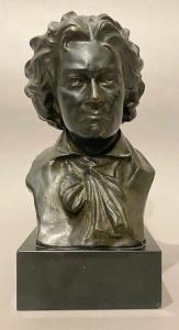 NANNINI Raphaël 1852-1925,Buste de Beethoven,Eric Caudron FR 2022-09-30
