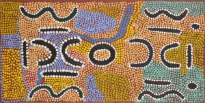 NAPANGARDI Ivy Poulson,i) Pikilyi Jukurrpa 1995 ii) Untittled 2008,Leonard Joel AU 2016-05-19