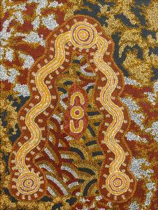 NAPANGARDI Polly Watson 1930,Mouse Dreaming at Mt. Doreen, Yuendumu and Willow,1991,Abell A.N. 2022-07-29