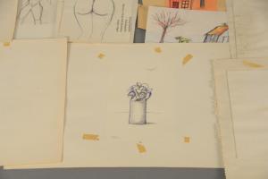 NAPOLI Giuseppe 1929-1967,still life sketches,Nadeau US 2020-08-22