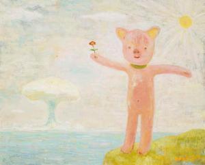 NARA Yoshitomo 1959,Sunny Day Holy Joy,1995,Christie's GB 2015-11-29