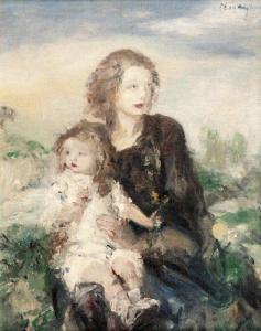 NARAY Aurel 1883-1948,Maternity,Artmark RO 2024-04-15