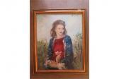 NARAY Aurel 1883-1948,Portrait of a young girl,Willingham GB 2015-06-20