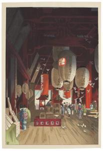 NARAZAKI Eisho 1864-1936,Asakusa Kannon-do no naido (Interior of the Kannon,Christie's GB 2024-03-26