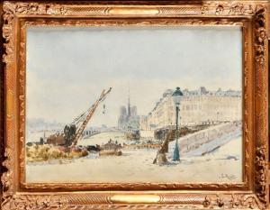 NARDI Francois 1861-1936,Paris, les quais de Seine,Osenat FR 2023-03-18