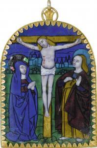 NARDON Penicaud 1500-1500,Crucifixion, with the Virgin and St. John,1515-1520,Sotheby's 2018-04-11