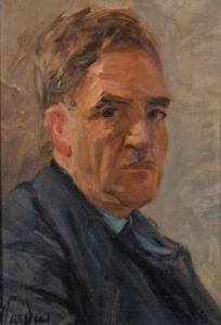 NARDUS Leonardus 1868-1955,Porträt eines Herren im Halbprofil,Auktionshaus Dr. Fischer DE 2020-12-04