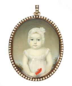 NASH Edward 1778-1821,Portrait of Charles Pavins as a young boy,Sworders GB 2021-09-14