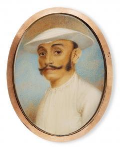 NASH Edward 1778-1821,Portrait of Souda Buswaur Linda Rajah,1807,Sotheby's GB 2021-12-09