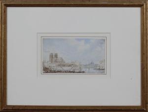 NASH Frederick,Notre-Dame and the Pont St Louis from the Quai de ,Tooveys Auction 2022-05-11