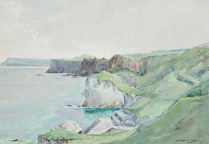 NASH George,DUNLUCE CASTLE ON THE ANTRIM COAST,Ross's Auctioneers and values IE 2017-03-29