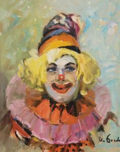 NASH GORDON Ida 1903-1983,Portrait of a Clown,Wickliff & Associates US 2022-06-04
