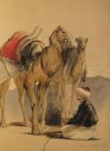 Nash John 1809-1878,Camels sketched at Smyrna,Rosebery's GB 2018-03-21