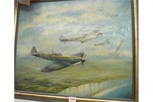 NASH John V,Spitfires in flight,Stride and Son GB 2015-05-28