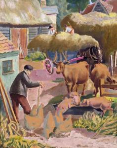 NASH Thomas 1856-1927,The farm yard,Woolley & Wallis GB 2016-03-16