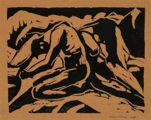 NASH Willard 1898-1943,On The Mountain (Sangre de Cristo),1922,Santa Fe Art Auction US 2024-03-13