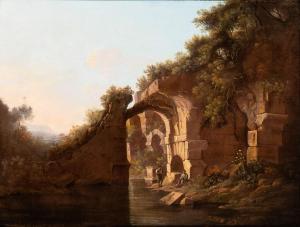 NASMYTH Alexander 1758-1840,Paesaggio con ruderi e figure,Bertolami Fine Arts IT 2024-04-18