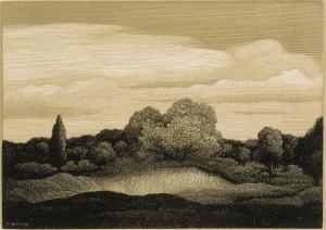 NASON Thomas Willoughby 1889-1971,Connecticut Landscape,1936,Barridoff Auctions US 2023-05-20