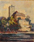 NASS Christian 1888-1931,Burg in Lauffen/Neckar,1919,Skinner US 2009-02-26