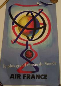 NATHAN 1800-1800,AFFICHE AIR France – Le plus grand réseau du Monde.,1956,Morand FR 2015-07-02