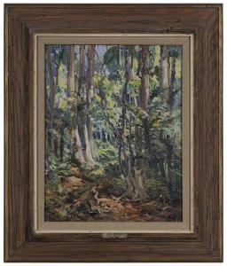 NAUDE Hugo Pieter 1869-1941,Knysna Forest,Brunk Auctions US 2017-11-09