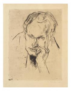 NAUEN Heinrich 1880-1941,Erich Heckel,1914,Bonhams GB 2023-10-19