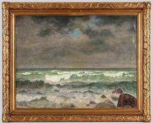 NAUJOK Gustav 1861,An der Ostsee,1919,Arnold DE 2021-11-20