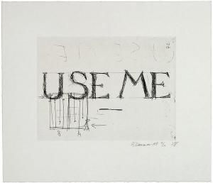 NAUMAN Bruce 1941,Use Me,1988,Los Angeles Modern Auctions US 2014-05-18