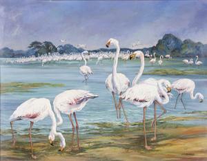 NAUMANN D.H,Flock of Flamingos,Jackson's US 2009-03-09
