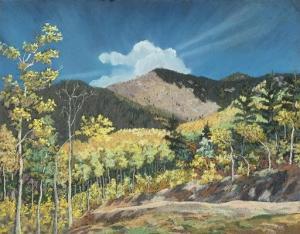 NAUMER Helmuth 1907-1990,High Country Aspens,Santa Fe Art Auction US 2020-11-14