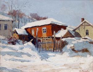 NAUMOV Vladimir 1897,Winter Landscape,Victoria BG 2010-12-15