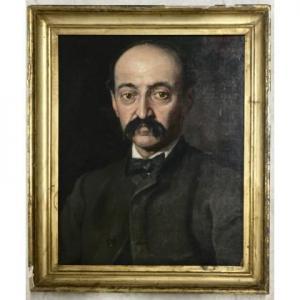 NAVARETTE Y FOS Ricardo Maria 1834-1909,Ritratto maschile,1886,Il Ponte Casa D'aste Srl 2021-02-16