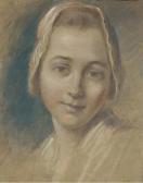 NAVARRE Geneviève 1737-1795,Portrait of a young woman,Christie's GB 2004-12-10