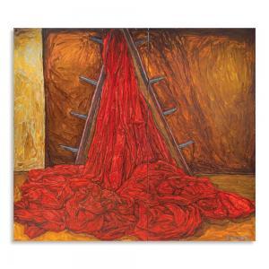 Navas Elaine 1964,Red Parachute,2014,Leon Gallery PH 2023-12-02