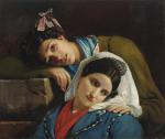NAVEZ Francois Joseph 1787-1869,Deux italiennes,1821,Christie's GB 2020-10-16
