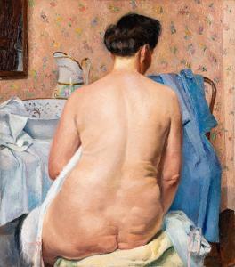 NAVEZ Leon 1900-1967,A female nude from the back,Sotheby's GB 2023-03-22