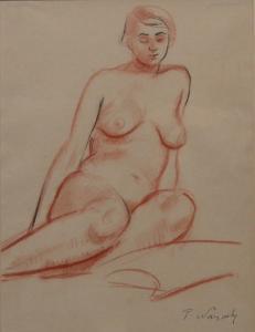 NAVIASKY Philip 1894-1983,Female Nude seated,David Duggleby Limited GB 2009-11-30
