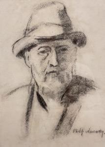 NAVIASKY Philip 1894-1983,Self Portrait,Duggleby Stephenson (of York) UK 2024-04-12