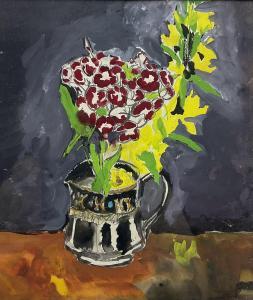 NAVIASKY Sonia 1934-2018,Still Life of Flowers in an Ornate Jug,David Duggleby Limited GB 2023-01-14