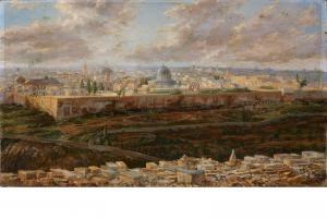 NAWASOFF Wassilij Ivanowitch 1862-1919,View of Jerusalem,Bonhams GB 2018-11-28