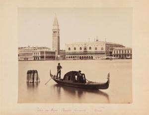NAYA Carlo 1816-1882,Venezia, Palazzo dei Dogi, Piazzetta Campanile,Boetto IT 2014-04-15