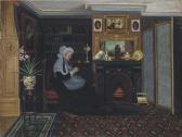 NAYLOR M.J 1800-1800,Sewing by the fireside,Christie's GB 2004-03-18