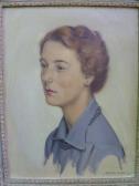 NAYLOR MALCOLM 1900-1900,Portrait of a 50s lady,1951,Mallams GB 2012-01-19