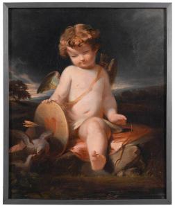 NEAGLE John 1796-1865,Cupid in a Landscape,Brunk Auctions US 2022-03-25