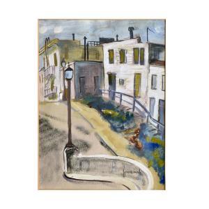 NEAL Frank 1915-1955,Street Scene,Kodner Galleries US 2023-05-24