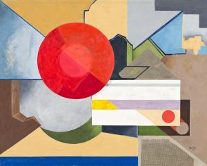NEAL ROBERT 1916-1987,Untitled, (Abstraction),1985,Swann Galleries US 2022-05-26